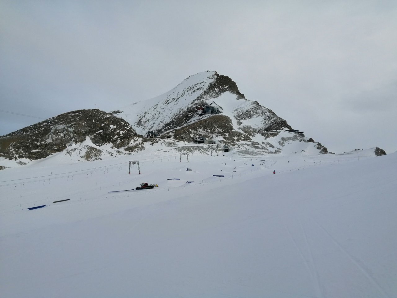 Pohled na snow park a vyhlídky