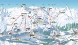 Skimapa St. Moritz/Engadin 1 Skinet