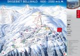 Skimapa Bellwald 1 Skinet