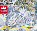 Skimapa Innichen - San Candido 1 Skinet