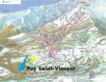 Skimapa Puy-Saint-Vincent 1 Skinet