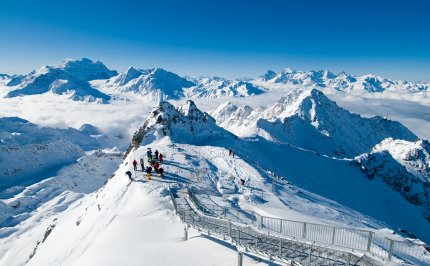 Verbier - ledovec Mont Fort Skinet