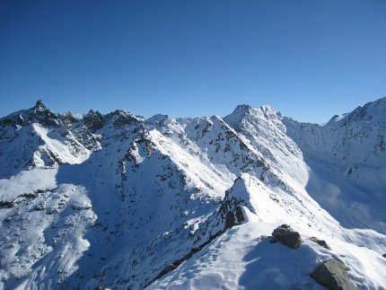 Les Trois Vallées - ledovec Mont de Peclet Skinet