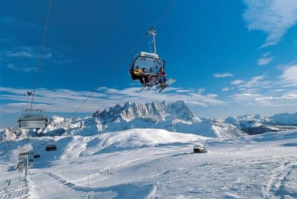 Tre Valli (Alpe Lusia) Skinet