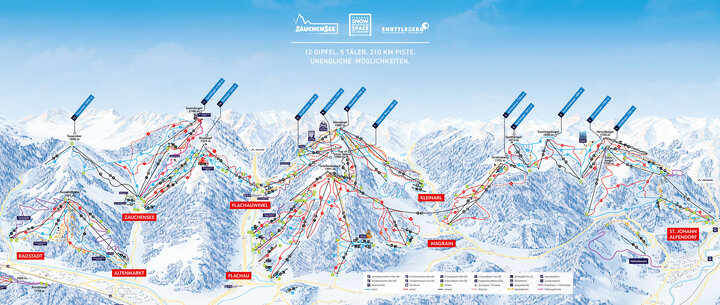 Skiparadies Zauchensee – Flachauwinkel – Kleinarl Skinet