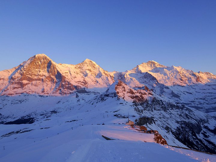Eiger, Mönch a  Jungfrau Top Ski Region Skinet